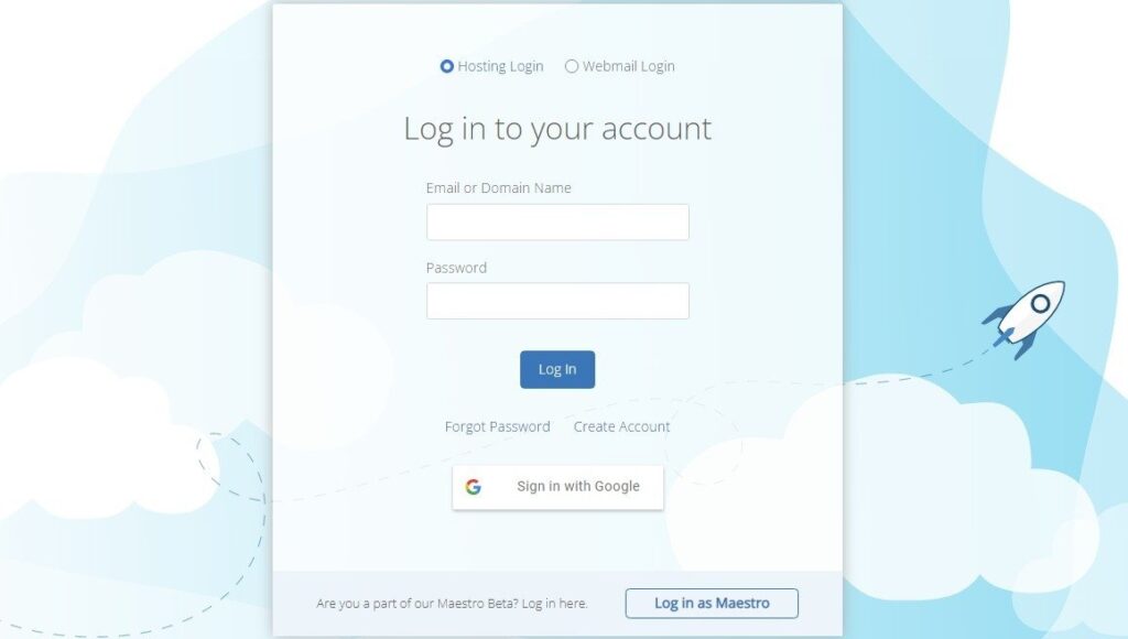 bluehost login