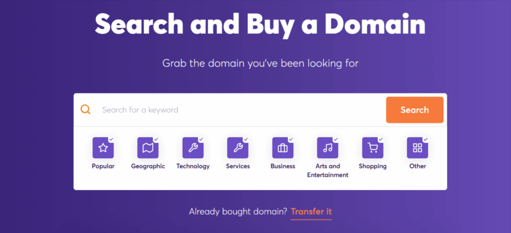 Chemicloud domain registration